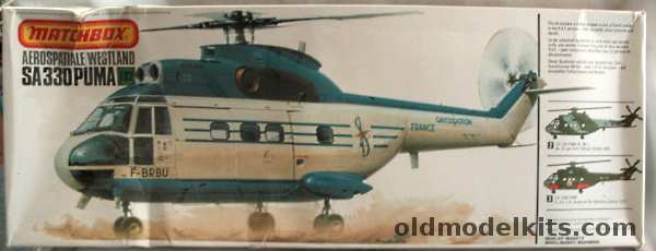 Matchbox 1/32 Aerospatiale/Westland SA-330 Puma - Civil / (2)RAF / French Air Force, PK-507 plastic model kit